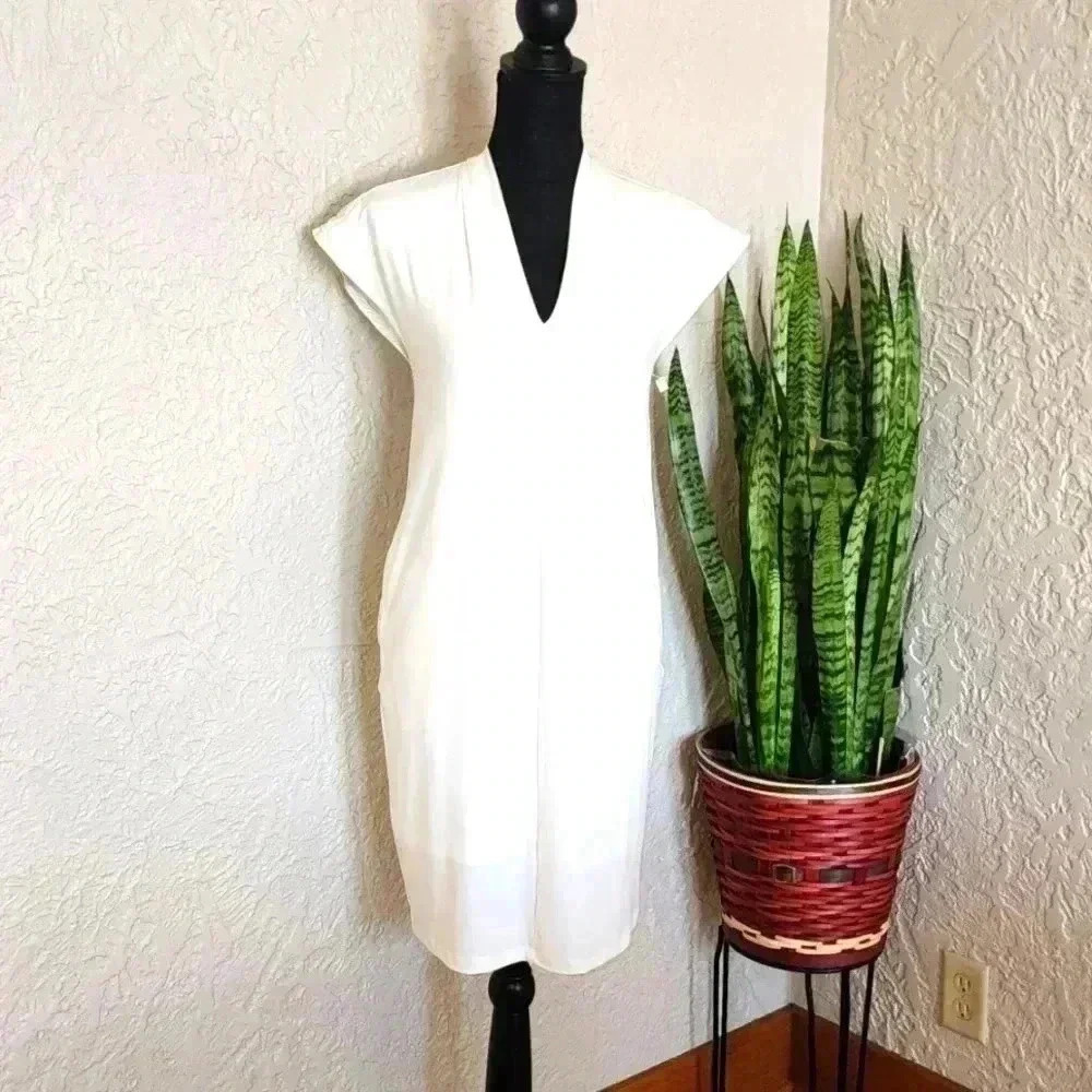 HALOGEN Pleat Detail Shift dress 👗